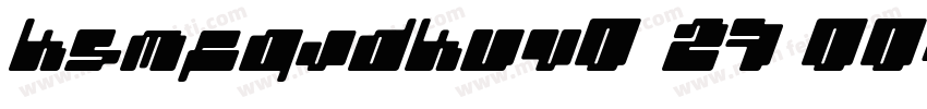 KSMFQJDKUV0 27 00字体转换
